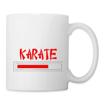 chargement de karaté - Mug blanc - blanc - Droite