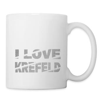 Krefeld Allemagne City Font Skyline J’aime - Mug blanc - blanc - Droite
