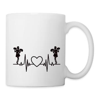 Cheerleader Gift Cheerleader Cheerleader Cheerleading - Mug - white - Right