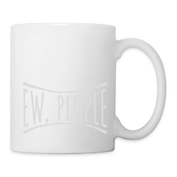 ew people citation drôle - Mug blanc - blanc - Droite