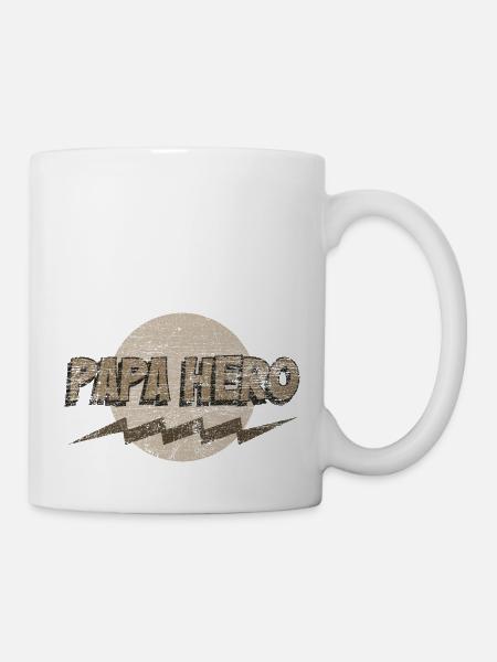 Papa Held - Tasse - Weiß