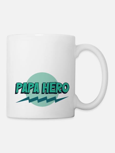 Papa Held - Tasse - Weiß