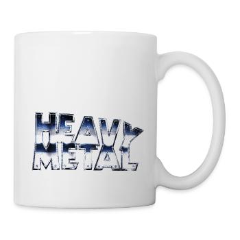 Heavy Metal Darkstyle Skull Rockmusik - Tasse - Weiß - Rechts
