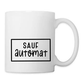 Sauf Automat - Tasse - Weiß - Rechts