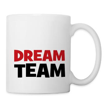 Dream Team - Tasse - Weiß - Rechts