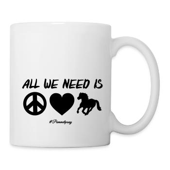 All we need - Tasse - Weiß - Rechts