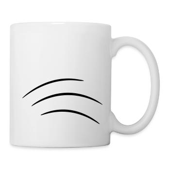 Bandes mobiles | Bandes de mouvement - Mug blanc - blanc - Droite
