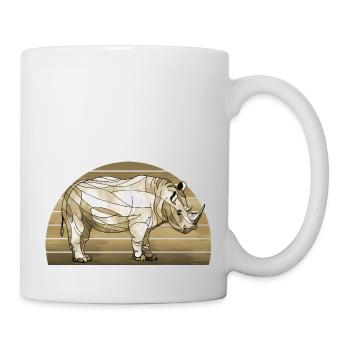 Nashorn - Tasse - Weiß - Rechts