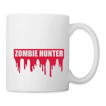 zombie hunter Halloween Quote - Mug - white - Right