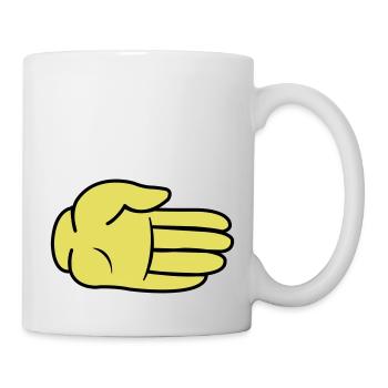Hand Comic - Tasse - Weiß - Rechts