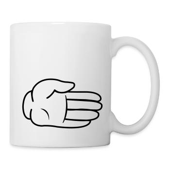 Hand Comic - Tasse - Weiß - Rechts
