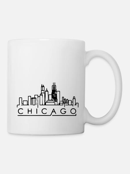 Chicago - Mug blanc - blanc