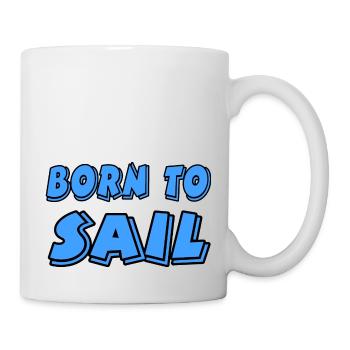 Voile - Mug blanc - blanc - Droite
