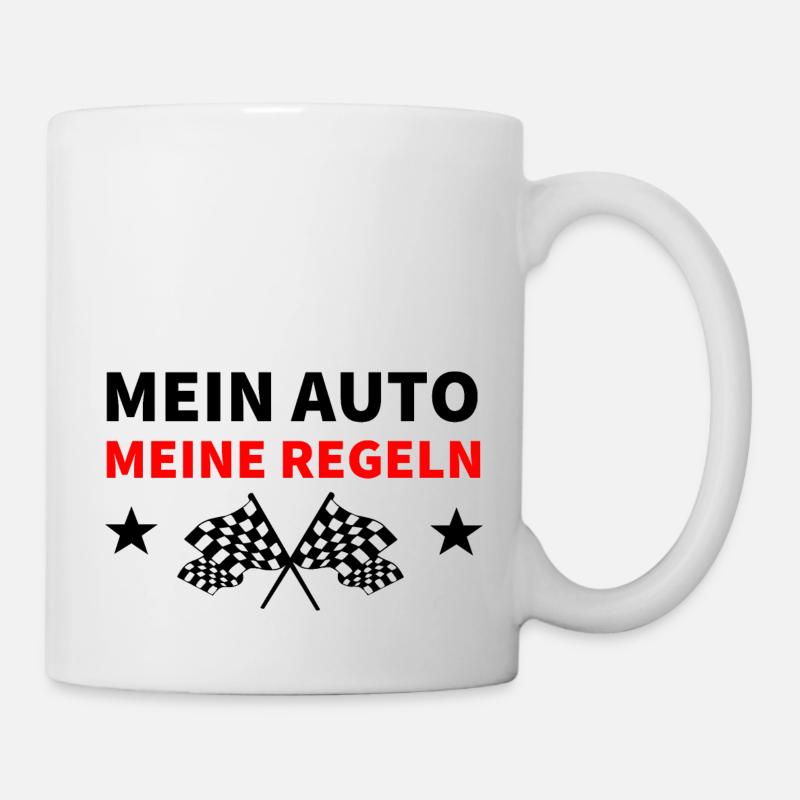 Auto - Tasse - Weiß