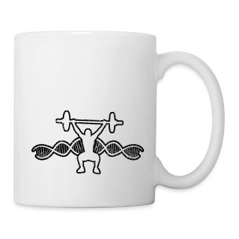 Fitness Bodybuilder Strength Training Athlete Muscle - Mug blanc - blanc - Droite