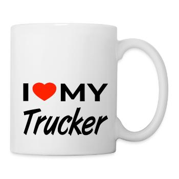 Trucker - Tasse - Weiß - Rechts