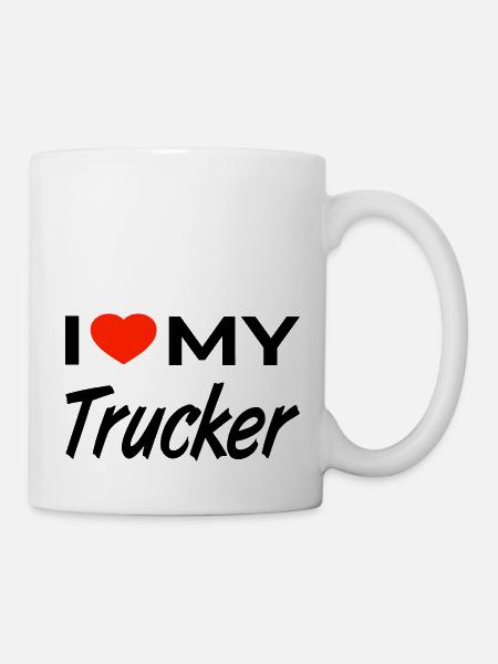 Trucker - Tasse - Weiß