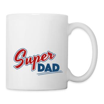 Super Papa - Tasse - Weiß - Rechts