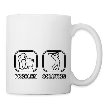 Golf Golfer Quote Golf Ball Golf Clubs - Mug - white - Right