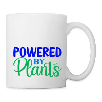 Powered by Plants - Tasse - Weiß - Rechts