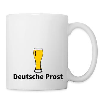 Standard Bier nur hier - Tasse - Weiß - Rechts