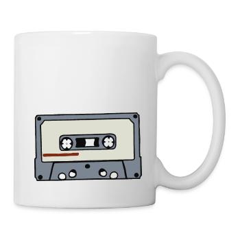 Cassette Retro Idée cadeau - Mug blanc - blanc - Droite