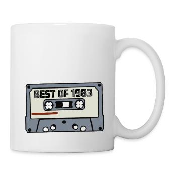 Best of 1983 - 40 Birthday Retro Gift Idea - Mug blanc - blanc - Droite