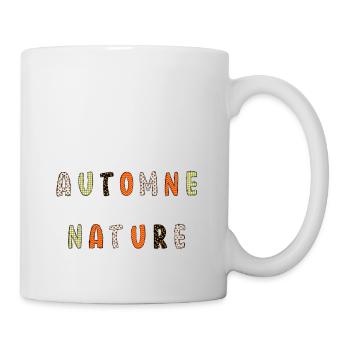Automne nature - Mug blanc - blanc - Droite