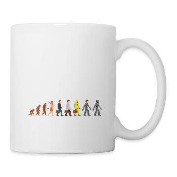 Evolution unsere ferne Zukunft - Tasse - Weiß - Rechts