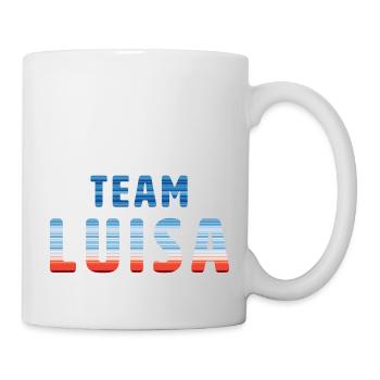 Team Luisa | Warming Stripes - Tasse - Weiß - Rechts