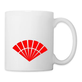 Japanese symbol, fan - Mug - white - Right