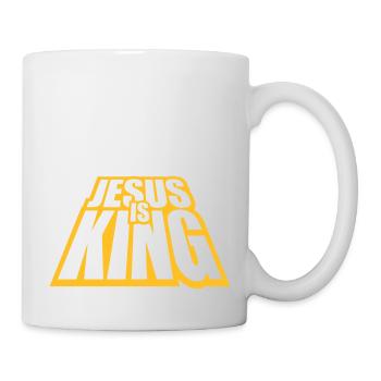 jesus is king quote - Mug - white - Right