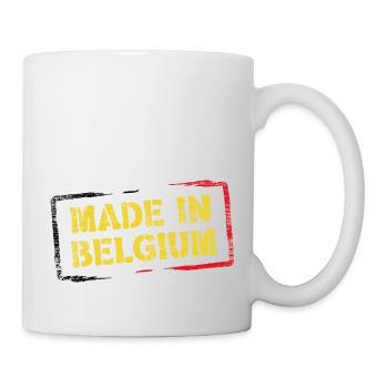 Made in Belgium. - Mug blanc - blanc - Droite