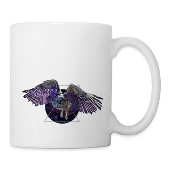 Weltraumeule - Tasse - Weiß - Rechts