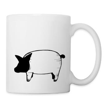 Pig Pigs Pigs Animal Animals Vector 6 - Mug - white - Right