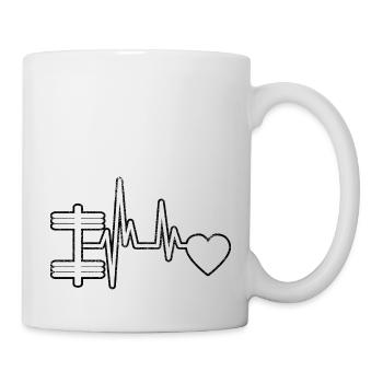 Fitness Entraînement en force Athlètes Musculistes musculaires - Mug blanc - blanc - Droite