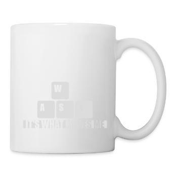 c’est ce qui m’émeut - Mug blanc - blanc - Droite