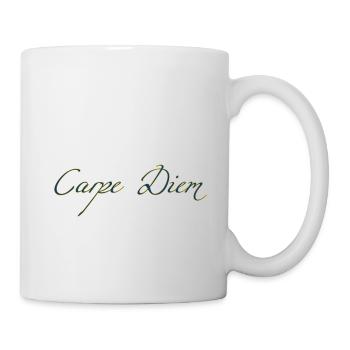 Carpe Diem - Tasse - Weiß - Rechts