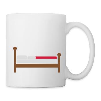 Cozy Bed Clipart Logo - Mug - white - Right