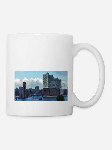Elbphilharmonie Hamburg - Tasse - Weiß