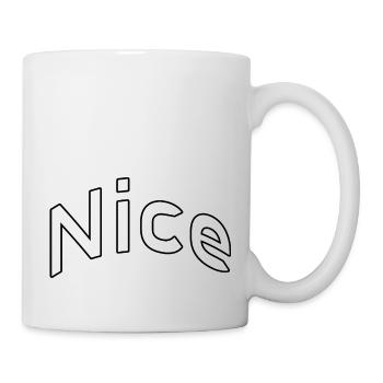 Nice - Tasse - Weiß - Rechts