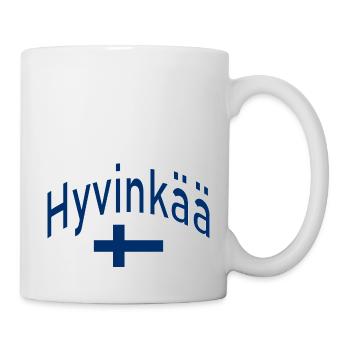Hyvinkää drapeau finlandais - Mug blanc - blanc - Droite
