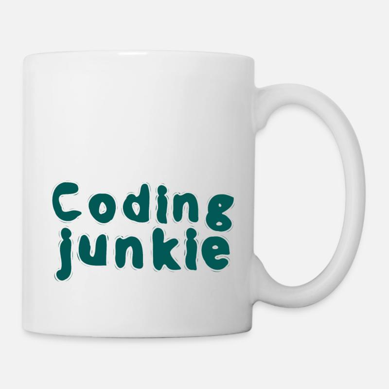 Coding Junkie 2 - Tasse - Weiß