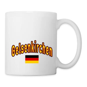 Gelsenkirchen German flag - Mug - white - Right