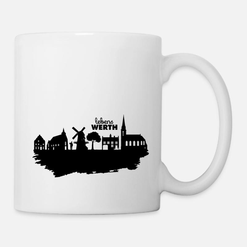 Werth / Isselburg - Skyline - Tasse - Weiß