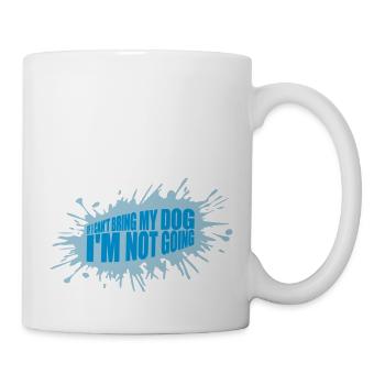 Citation Apportez mon chien - Mug blanc - blanc - Droite
