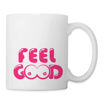 Feel Good boobs - Mug blanc - blanc - Droite