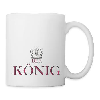 Der König - Tasse - Weiß - Rechts