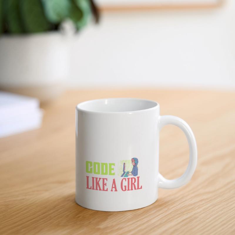 Code Like A Girl Programmer Coding Tasse