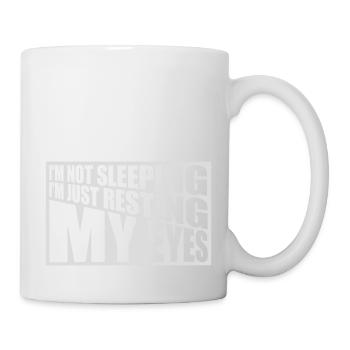 im not sleeping quote - Mug - white - Right